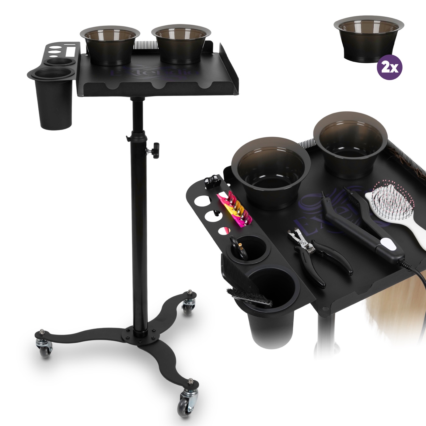 Extendio Salon Trolley mit Zubehör